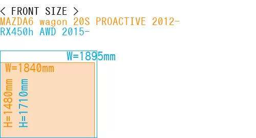 #MAZDA6 wagon 20S PROACTIVE 2012- + RX450h AWD 2015-